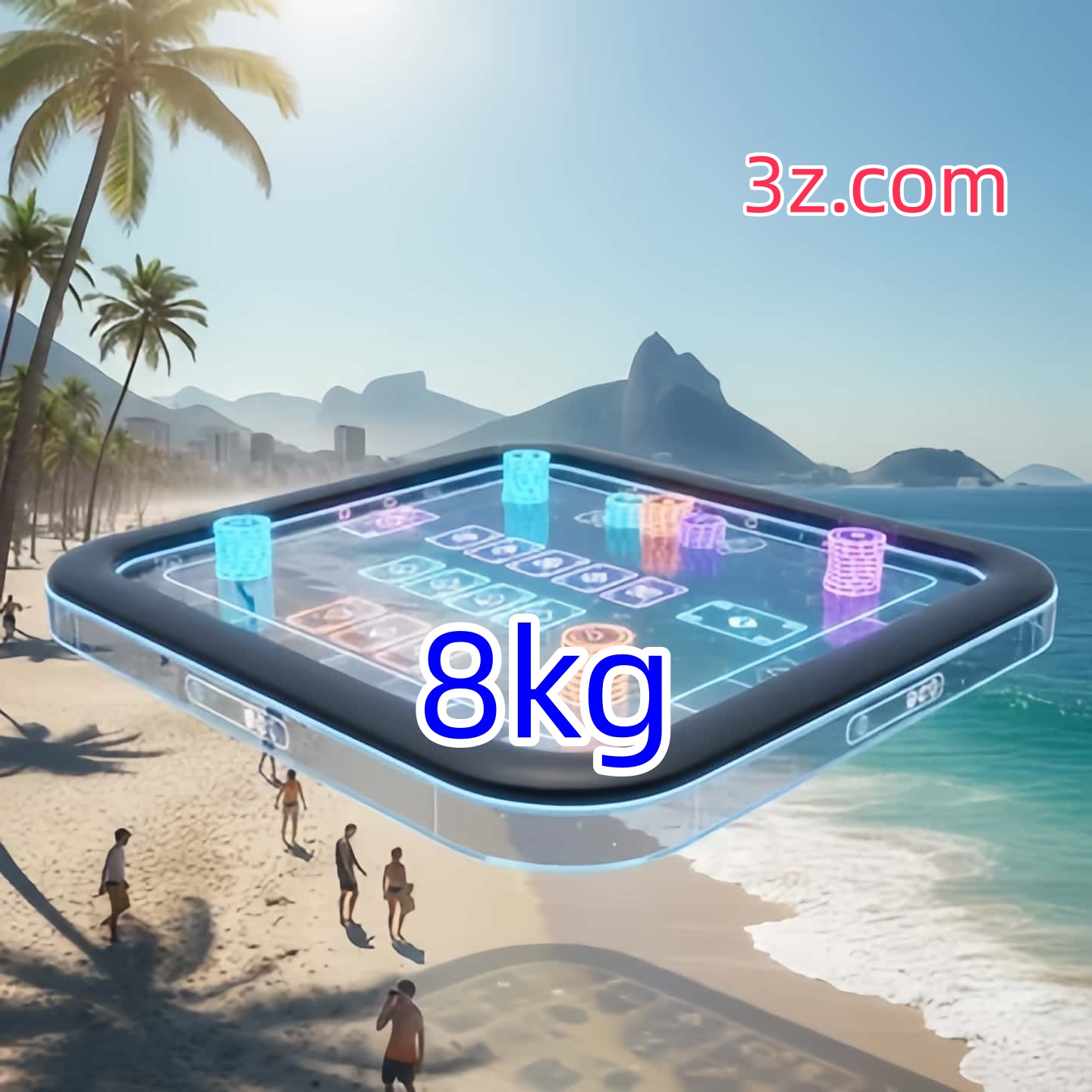 Sinta a adrenalina dos jogos de cassino com 8kg